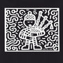 T-shirt breton/celtique Bagpipe Player Pop Art - Homme
