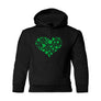 Sweat capuche poche kangourou breton/celtique Coeur Trèfles - Homme