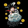 t-shirt-breton-homme-noir-dbzh-goku-breton
