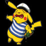 Sweat capuche poche kangourou breton Pikachouchen - Homme