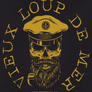 Sweat capuche poche kangourou breton/marin Vieux loup de mer - Homme