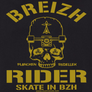 Sweat capuche poche kangourou breton Skate in BZH - Homme