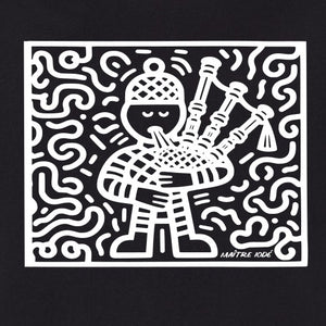 T-shirt breton/celtique Bagpipe Player Pop Art - Homme