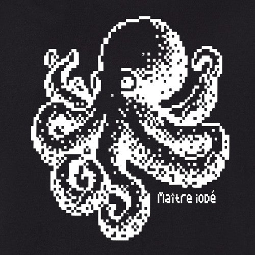 T-shirt breton Pieuvre Pixel Art - Homme