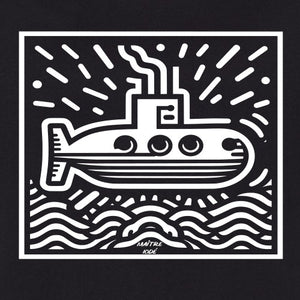 T-shirt breton Sous-Marin Pop Art - Homme