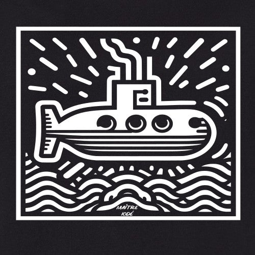 T-shirt breton Sous-Marin Pop Art - Homme
