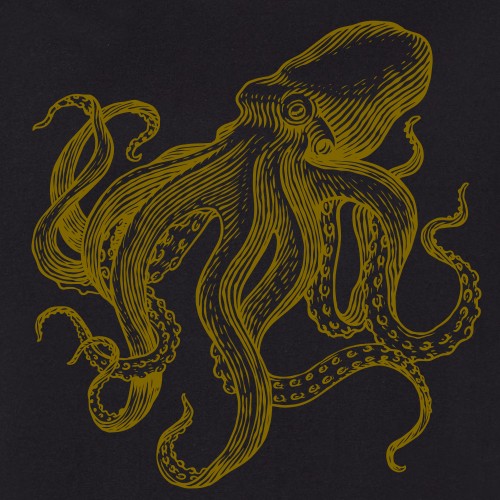 T-shirt breton/marin pieuvre - Homme