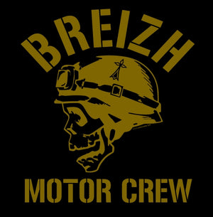 Sweat capuche poche kangourou breton Breizh Motor Crew - Homme