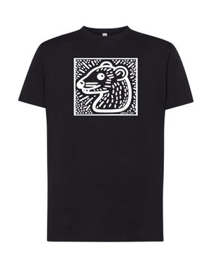 T-shirt breton Hermine Pop Art - Homme