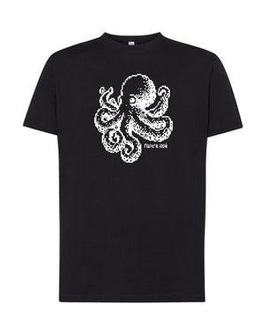 T-shirt breton Pieuvre Pixel Art - Homme