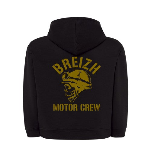 Sweat capuche zippé breton Breizh Motor Crew - Homme