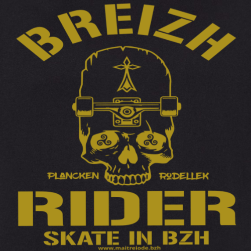 Sweat capuche poche kangourou breton Skate in BZH - Homme