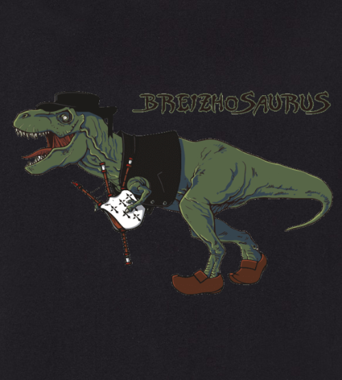 T-shirt breton Breizhosaurus - Homme