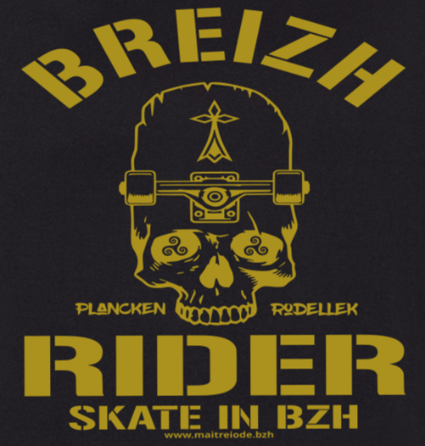T-shirt breton Breizh Skater - Homme